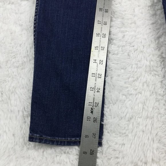 Madewell Womens Jeans 10" High Rise‎ Skinny Blue Denim Dark Wash Stretch 23 - Picture 8 of 12